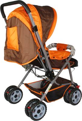 Toyhouse Standard Pram (Orange) 