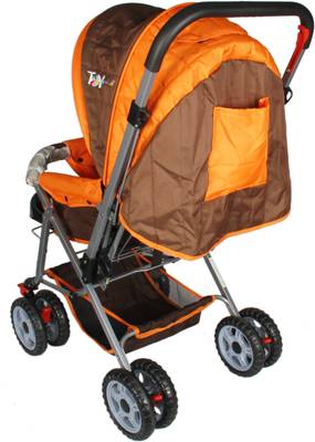 Toyhouse Standard Pram (Orange) 