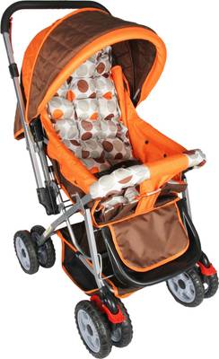 Toyhouse Standard Pram (Orange) 
