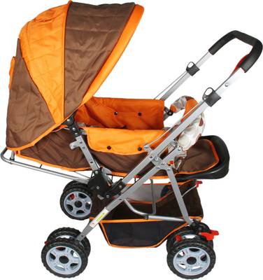 Toyhouse Standard Pram (Orange) 