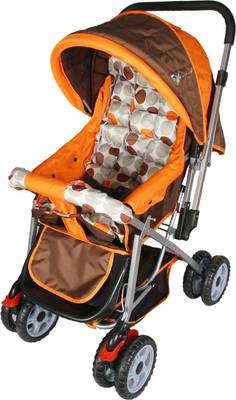 Toyhouse Standard Pram (Orange) 