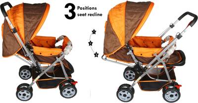 Toyhouse Standard Pram (Orange) 