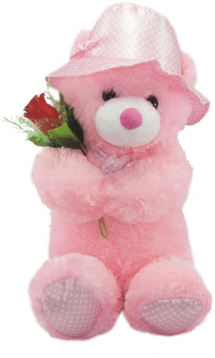 

Tickles Cute Teddy with a Rose69 - 27 inch(Pink)