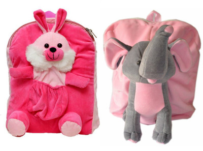 

MGP Creation Premium Tweety (Red) & Dark Pink Teddy Kids School Bag - 14 inch(Multicolor)