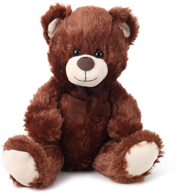 

Starwalk Teddy Bear Plush Dark Brown with Bow - 45 cm(Brown)