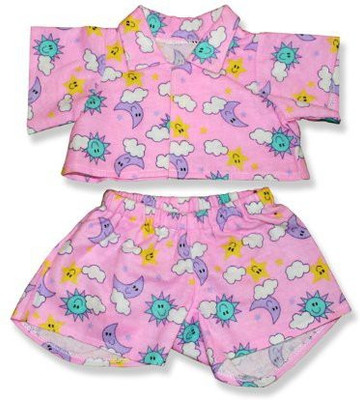 

Stuffems Toy Shop Pink PJ's Outfit Teddy Bear Clothes Fit 14" - 18" Build-a-bear, Vermont Teddy Bears, and Make Your Own Stuffed Animals - 20 inch(Multicolor71)