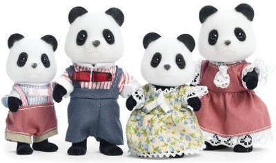 

Calico Critters Wilder Panda Bear Family - 25 inch(Multicolor)