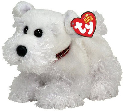 

ty Beanie Babies Farley White Scottie Dog(White)