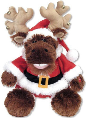 

Chantilly Lane 10" Jethro Moose Sings "Jingle Bell Rock"(Brown)