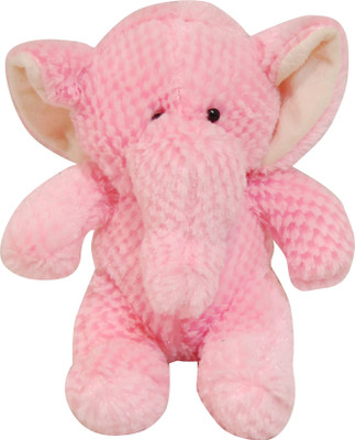 

Surbhi Elephant Soft Toy - 10 cm(Pink)