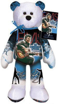 

Limited Treasures Elvis Presley " '68 Comeback Special" Bear(White)