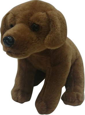 

Soft Buddies Sitting Labrador Dog - Dark - 8 inch(Brown)