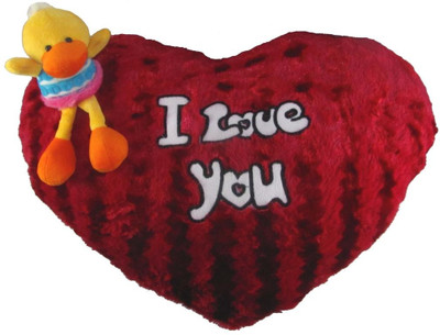 

Tickles Duck I Love You Cushion - 30 cm(Red)