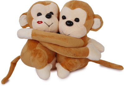 

Dayzee VALENTINE MONKEY COUPLE - 20 cm(GOLDEN BROWN)