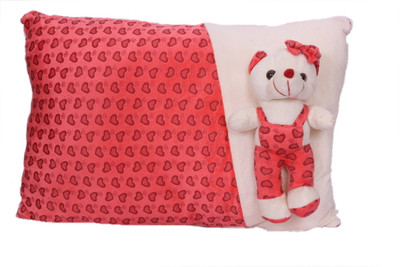 

ESHTYLE Fancy Red Teddy Bear Pillow Soft Toy - 18 Inch(Red)