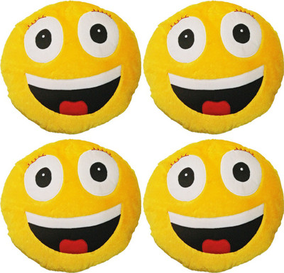 

Golddust VKI4x7 Smiley Emoticon Decorative Cushion - 15 inch(Multicolor)