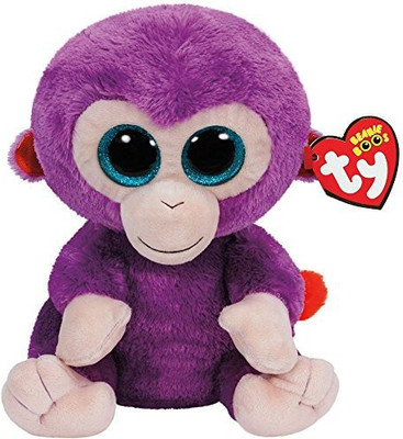 

TY Beanie Babies Grapes The Purple Monkey Plush(Purple)