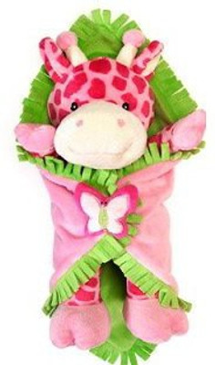 

Fiesta Toys 11" Pink Giraffe In Blanket Babies Plush Animal - 15.98 inch(Pink)