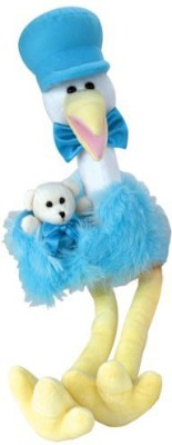 

Chantilly Lane 14" Stork Ba Boy Sings "Rock A E Ba"(Blue)