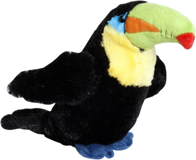 Animal Planet Forest Collectibles - Keel Billed Toucan - 6 inch(Black, White)