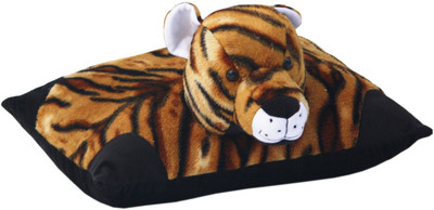 AMARDEEP Tiger Pillow 20 cm Yellow AMARDEEP Soft Toys