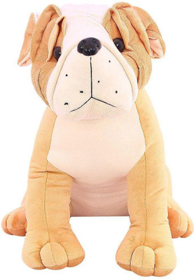 

PIST Soft Toys Gift Bull Dog Brown Color - 35 cm(Brown)