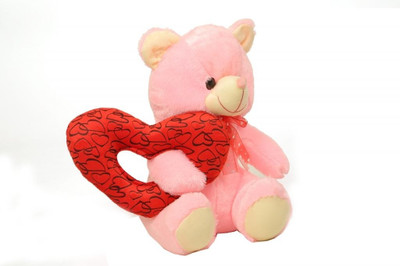

DealBindaas Valentine Stuff Toyteddy with Ring Heart - 30 Cms(Multicolor)