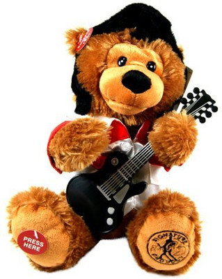 

The Elvis Presley Collection Teddie B Animated Soft Plush Cuddle Barn Cb9635 Sings - 14.17 inch(Brown)