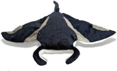 

Wild Republic Aq Manta Ray Adult 15" Plush(Black)