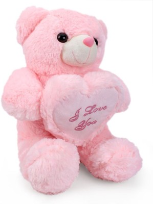 Tickles Teddy With I Love You Heart221  - 50 cm(Pink)