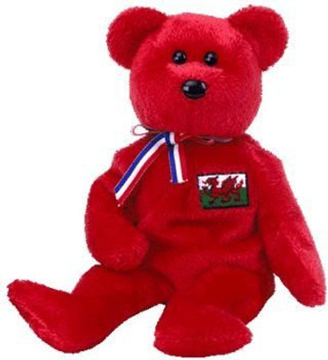 

ty Beanie Ba Wales The Bear (Wales Exclusive) - 13 inch(Red)