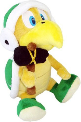 

Sanei Super Mario Plush Series Plush Doll 6" Hammer Bros Plush - 9 inch(Yellow)