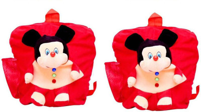 

MGP Creation Micky Nursery Play Kids School Bag-Set of 2 - 14 inch(Red)
