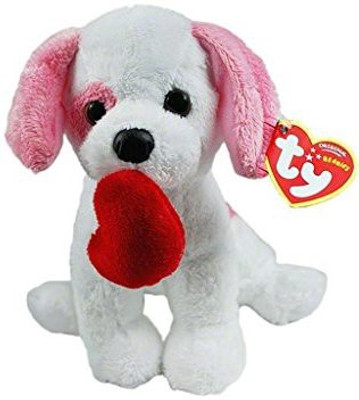 

TY Beanie Babies Babies Amore Dog With Heart(White)