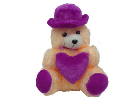 

Art N Hub Cap Teddy With Heart (H-36cm) - 36 cm(Multicolor)