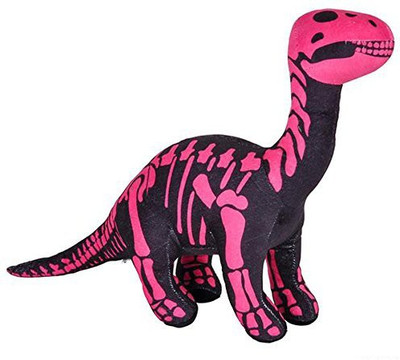 

RIN Apatosaurus 16" Skeledon Dinosaur Skeleton Theme Plush(Pink)