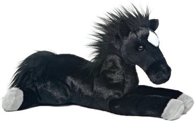 

Aurora World 12" "Blackjack" Horse Flopsie - 5 inch(Black)