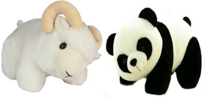 

Deals India Deals India Panda and sheep Soft toy Combo - 26 cm(White)