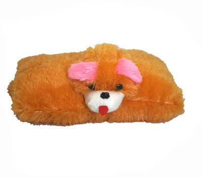 

Muren Kids Pillow cum Dog - 7 cm(Brown)