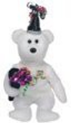 

ty Beanie Ba New Year The New Years Bear(White)