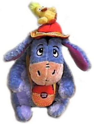 

Disney Winnie The Pooh 10" Nature Walk Eeyore Plush Doll With Sound(Blue)