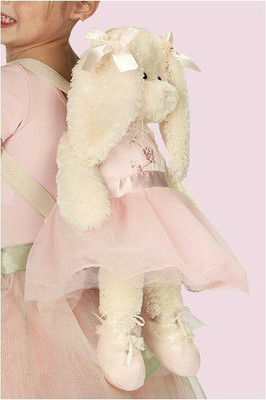 

Bearington Bears Lil Bunny Ballerina Backpack 16" Bearington Bear(White)
