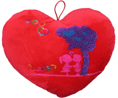 

Tipi Tipi Tap Soft Love & Kiss Heart With Handmade Patterns - 28 cm(Multicolor)