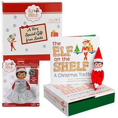 

The Elf on the Shelf Elf On The Shelf Blue Eyed Girl With Limited Edition(Red)