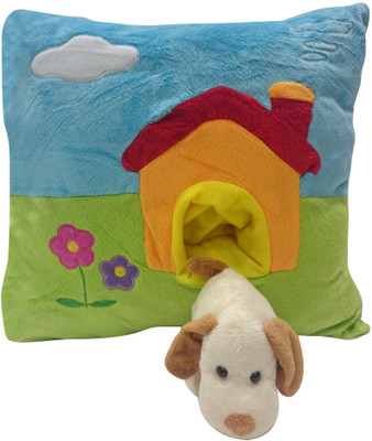 

Soft Buddies Animal House Playtoy - Dog - 14 inch(Multicolor)