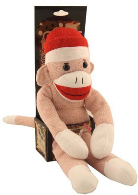 

Nostalgic Images The Original Sock Monkey Pink - 18.89 inch(Brown)