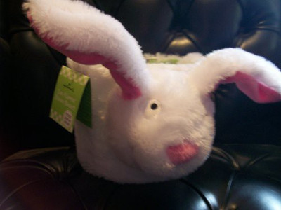 

Hallmarc Lpr1629 Ear Floppin' Bunny Basket Features Sound(White)