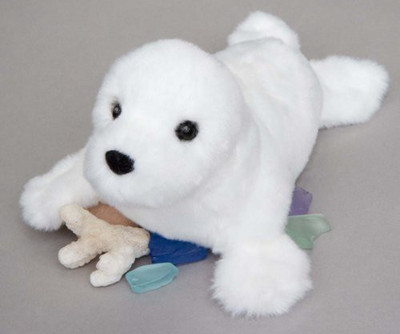 

Douglas Cuddle Toys Snowflake Seal - 12 inch(White)