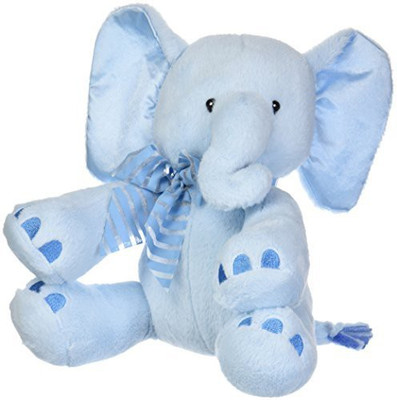 

First & Main Plush Stuffed Elephant, Blue, 8" - 25 inch(Multicolor)