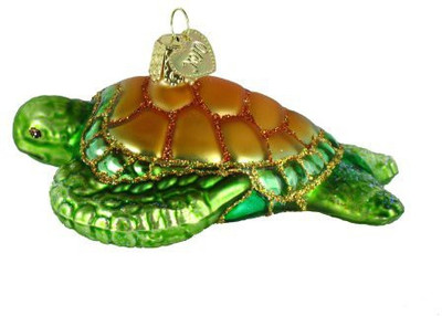 

Old World Christmas Ornament Green Sea Turtle(Green)